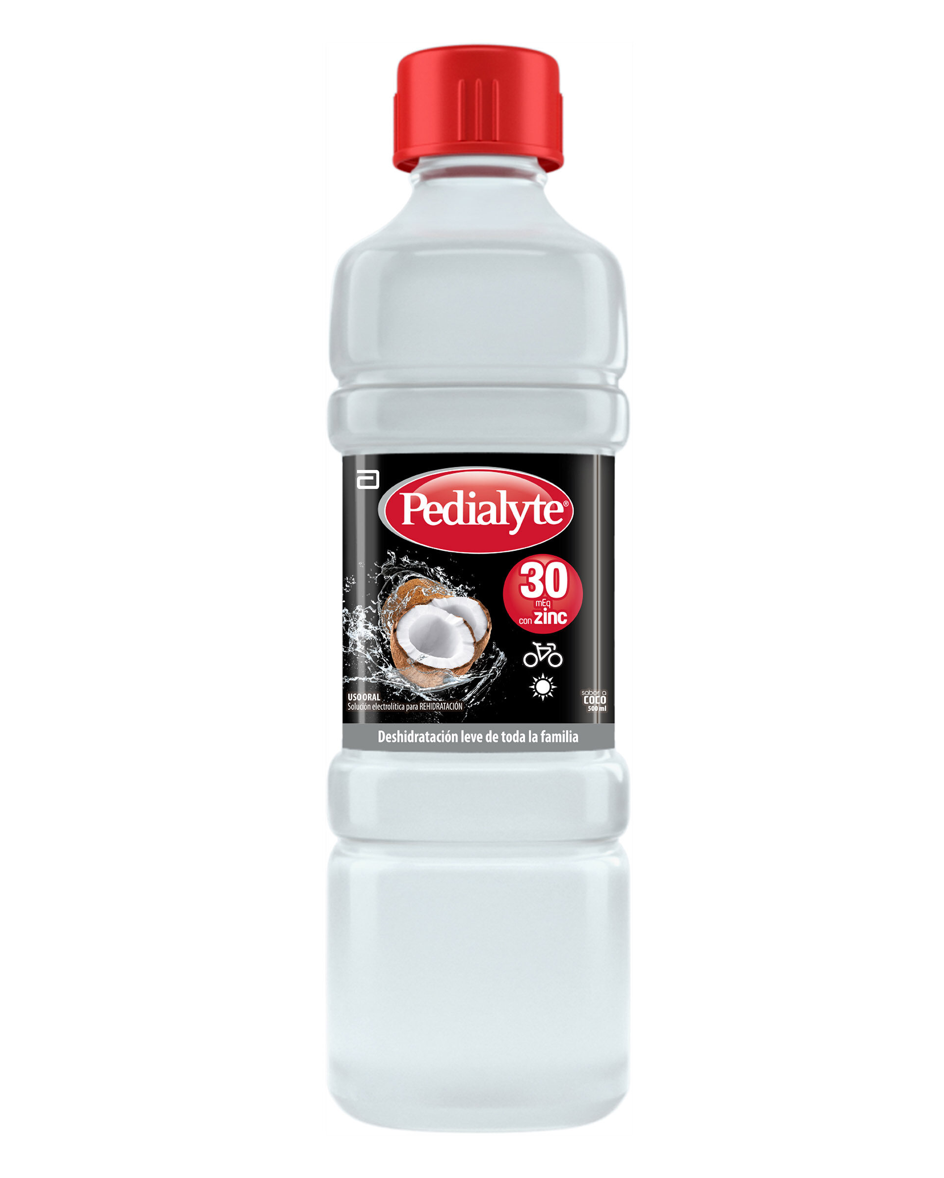 Pedialyte Max Con Zinc 60 Coco X 500 Ml