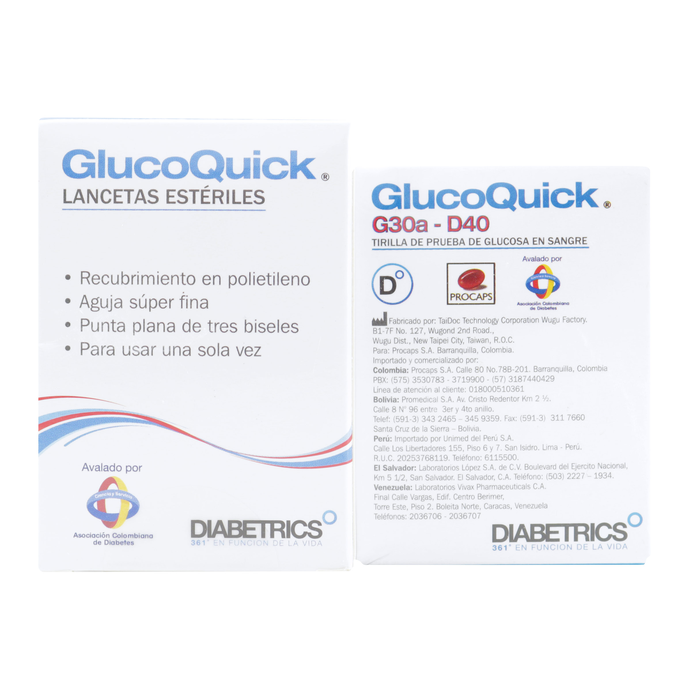 TIRAS REAC.GLUCOQUICK 50 GTS LANCETAS 50
