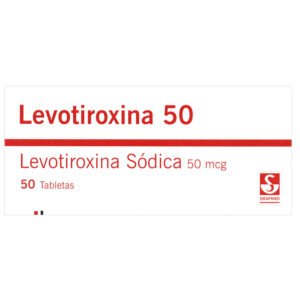 Tiroxin Levotiroxina Sodica 62 Mcg 50 Tabletas