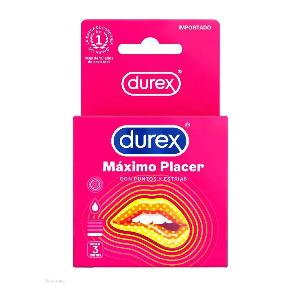Preservativo Durex Maximo Placer 3 Und