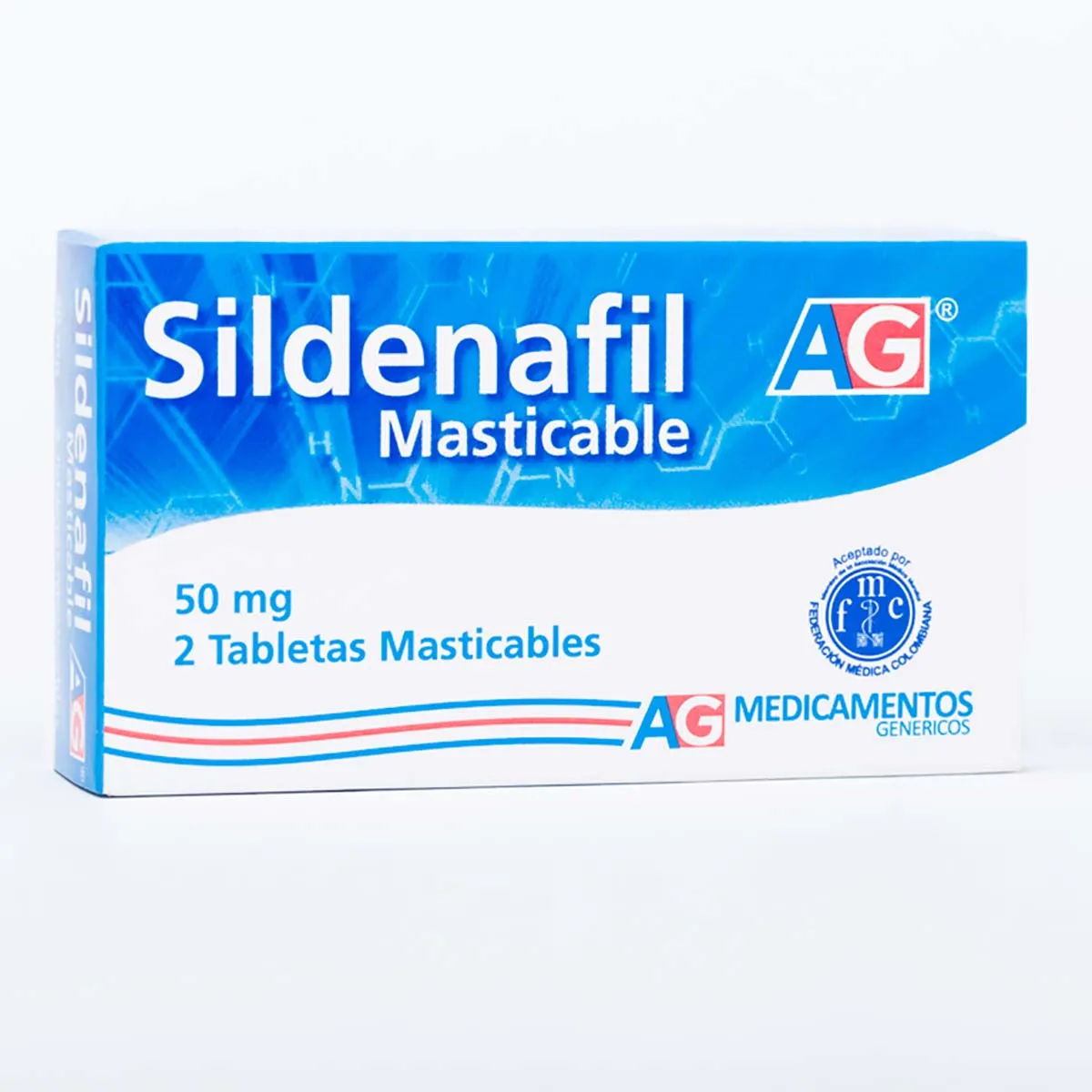 Sildenafil Masticable 2 Tabletas Ag