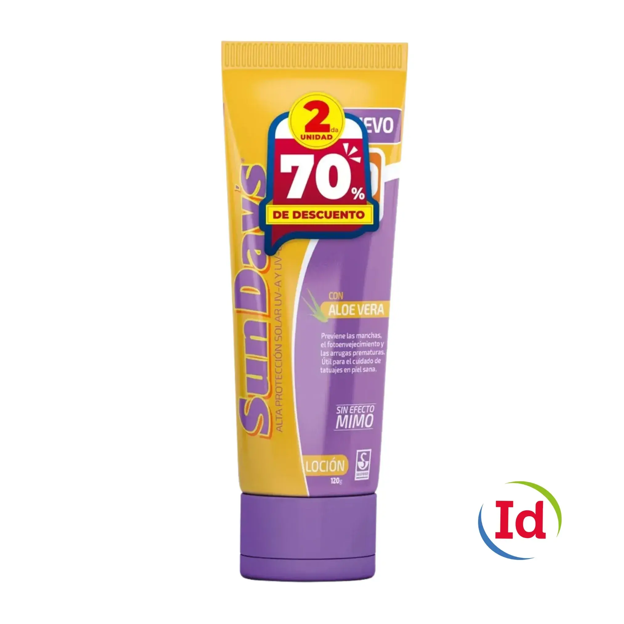 Protector Solar Sundays X 120G Pague 1 Lleve El 2Do Con El 70% Descuento