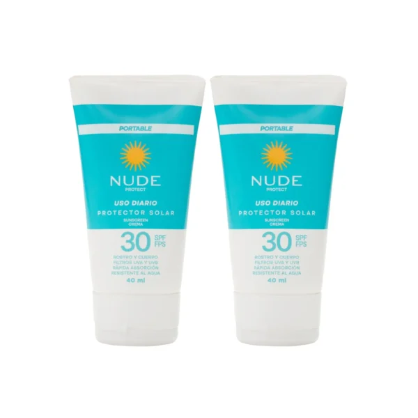2 Protector Nude Spf30 Portable 40Ml P.E