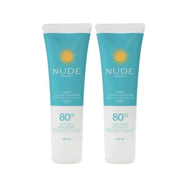 2 Protector Nude Sport Spf 80 120 Ml S.O.