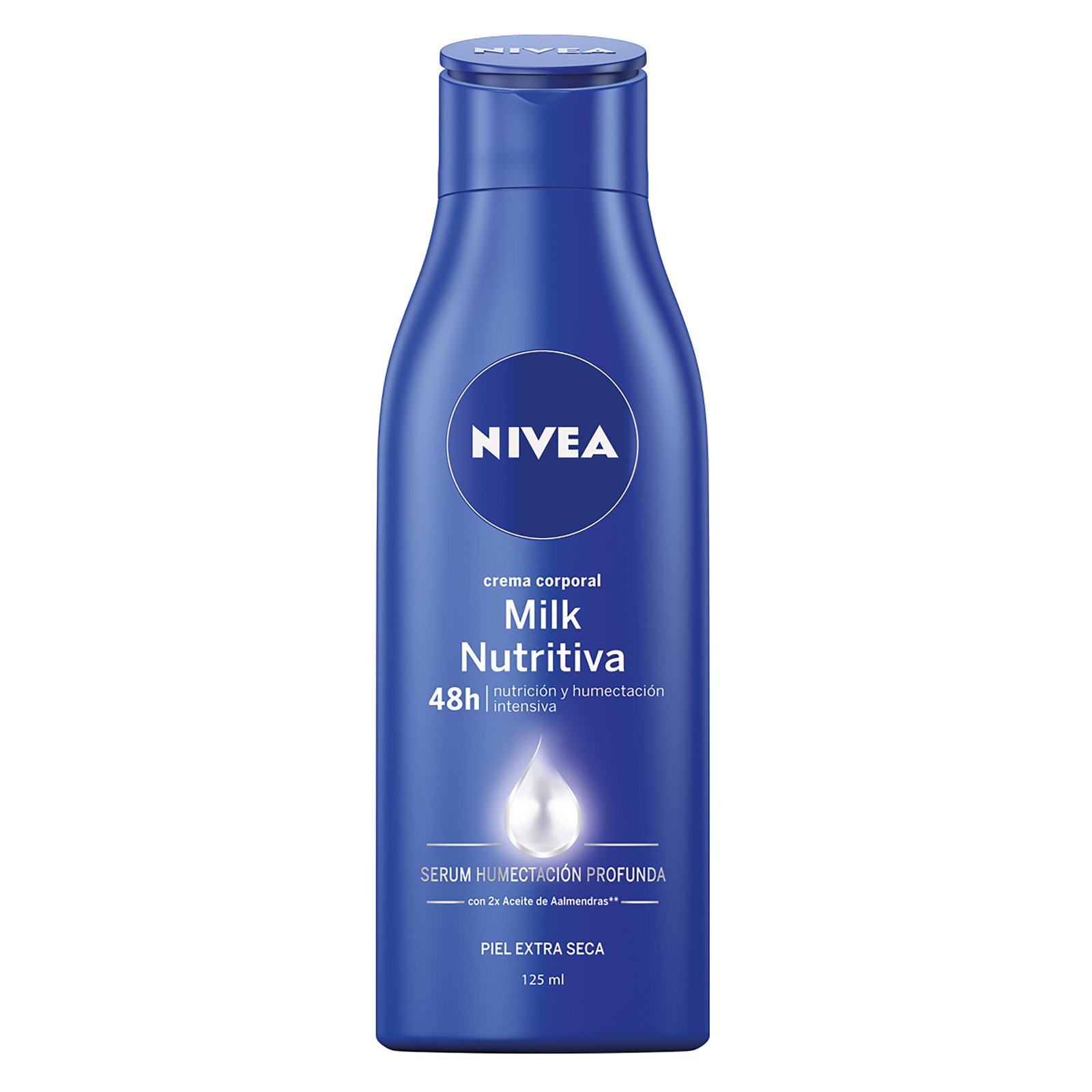 Crema Nivea Body Milk Almendras X 125 Ml