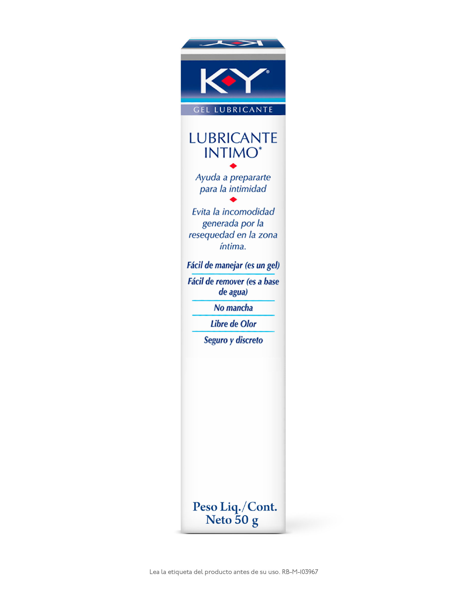 Lubricante Intimo K-Y Gel 50 Gr