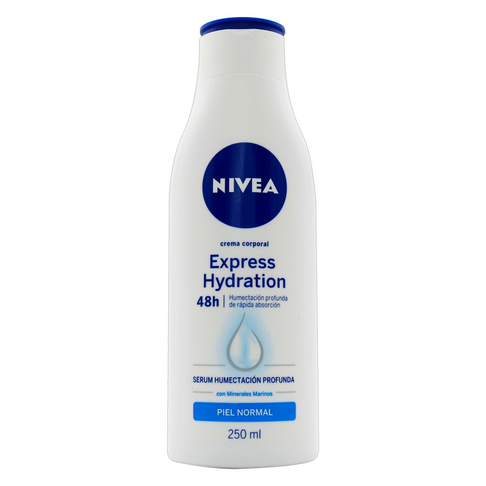 crema corporal nivea hidratación espress x 250ml