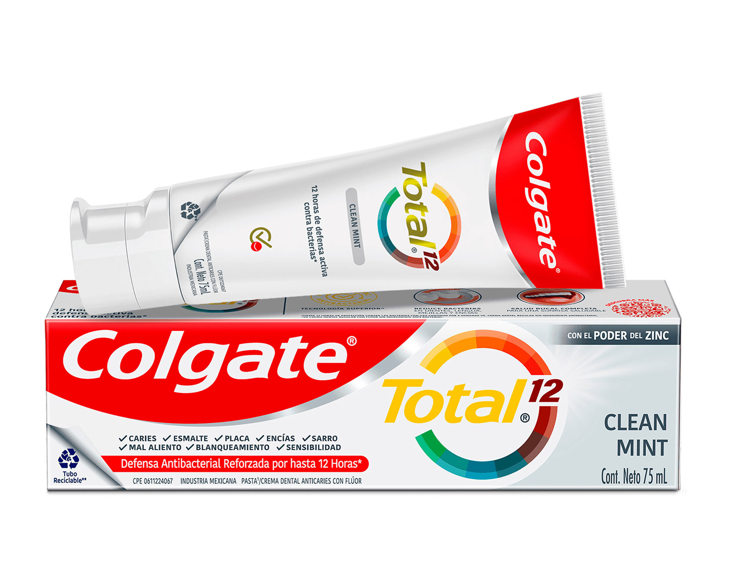 Crema Dental Colgate total 12 x 75ml