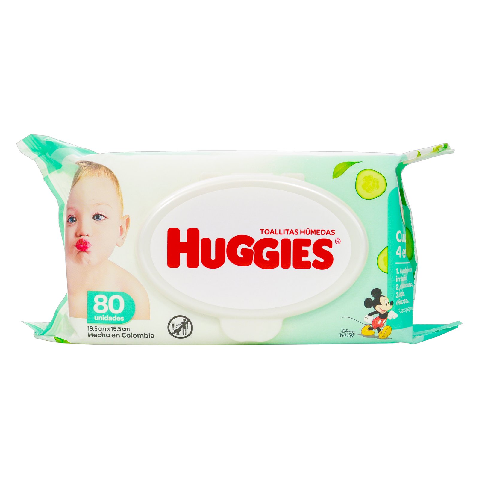 Toallitas humedas huggies 80 und