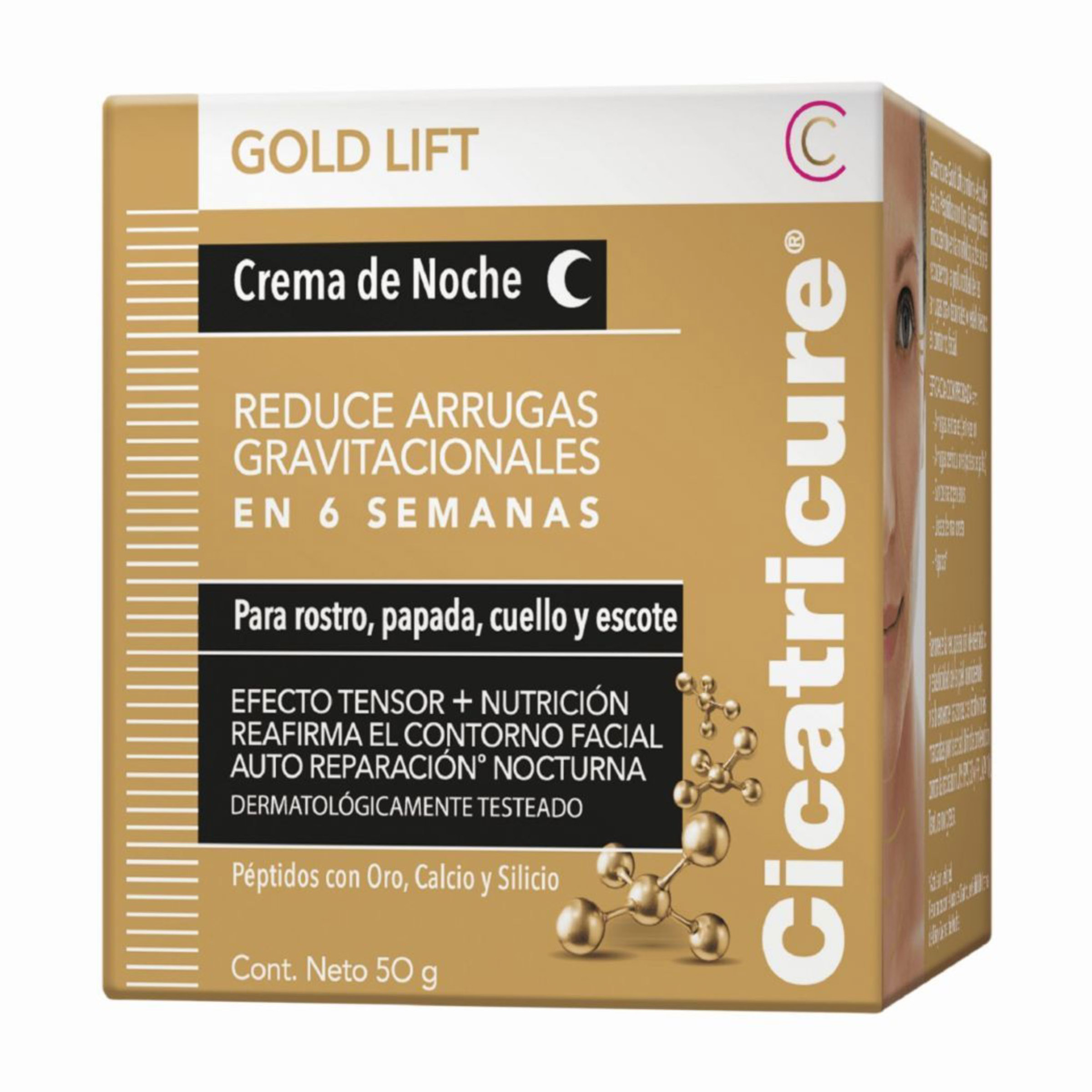 Cicatricure crema fac.gold li noche 50g