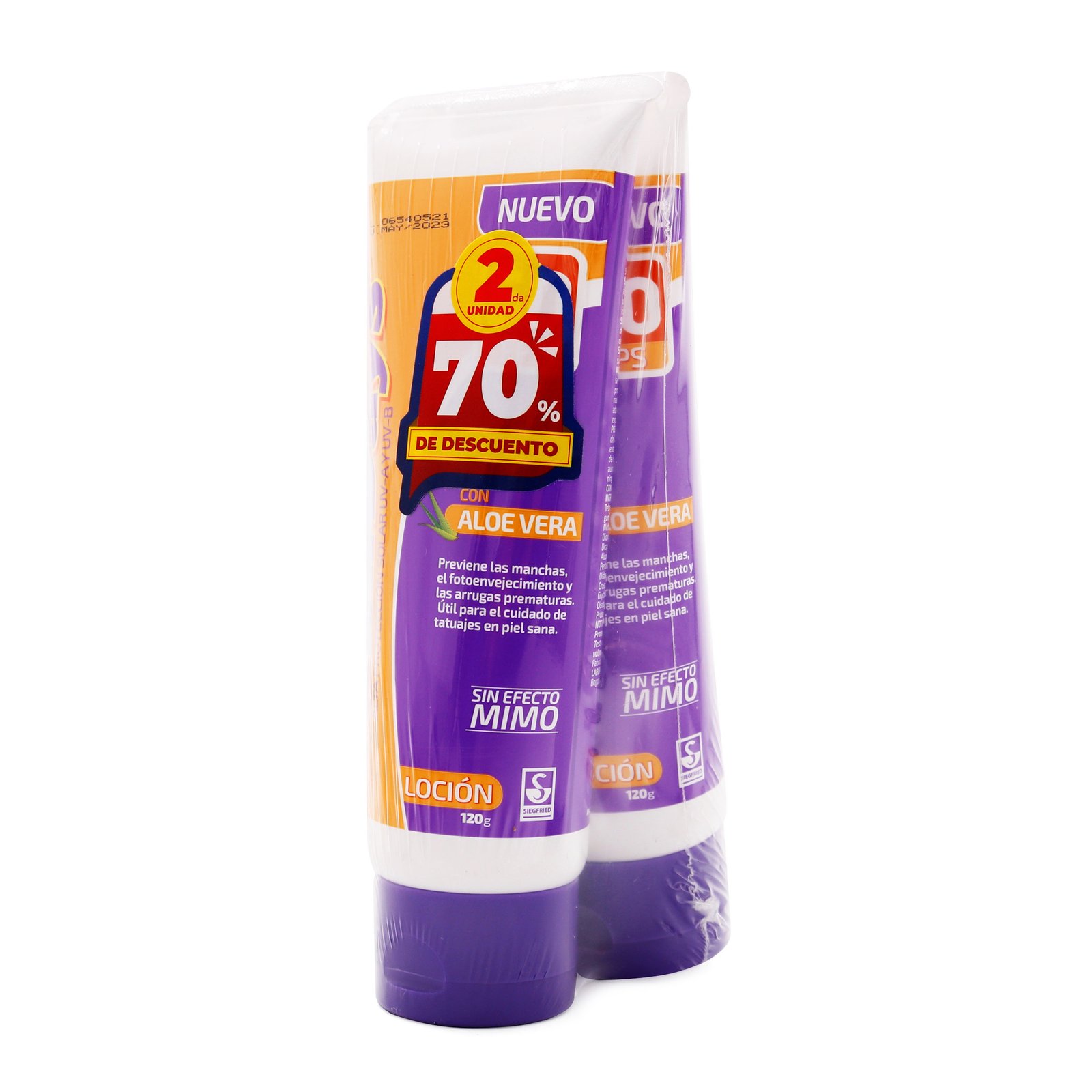 Protector Solar Sundays X 120G Pague 1 Lleve El 2Do Con El 70% Descuento