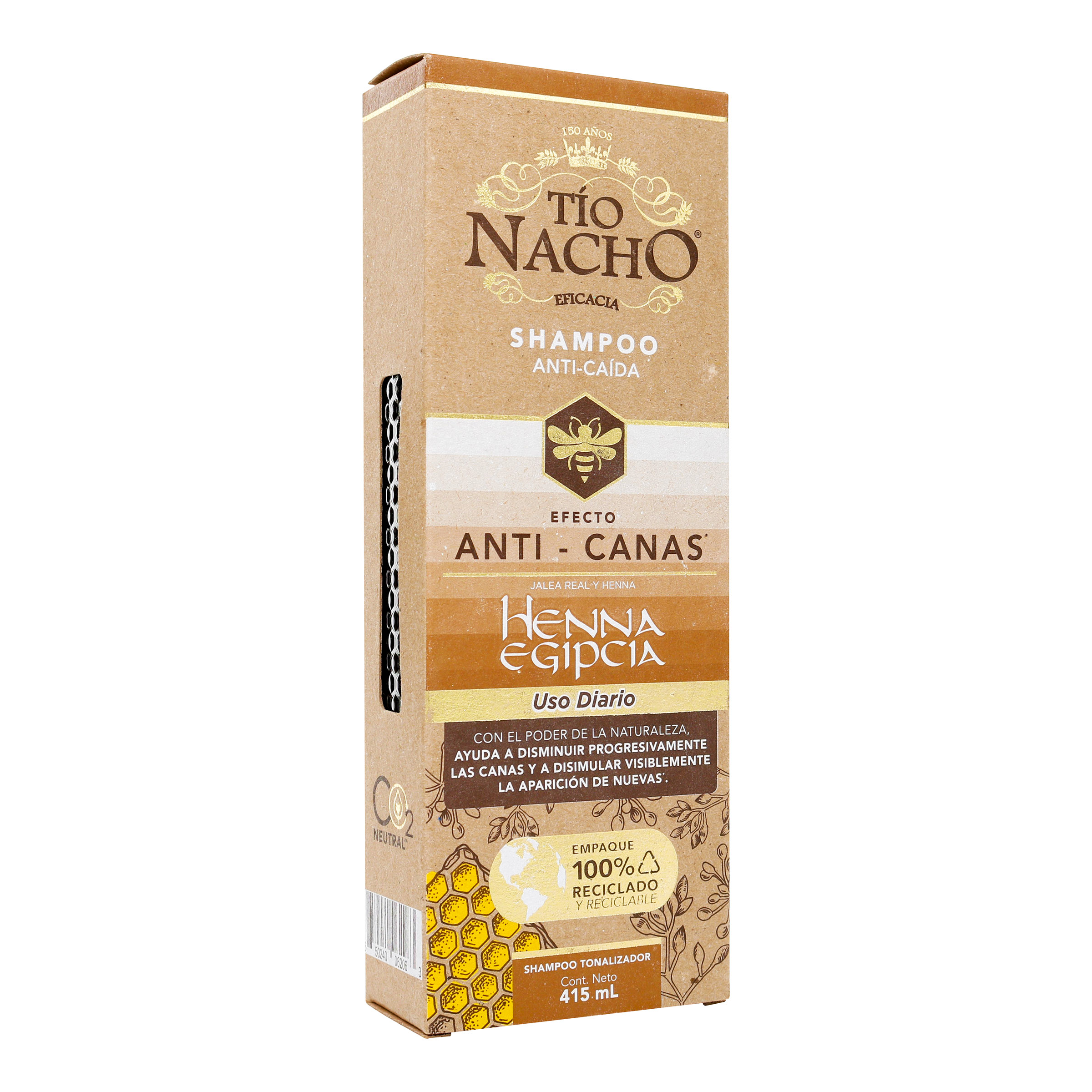 Champu Tio Nacho Anti Canas Tonaliz. 415 Ml