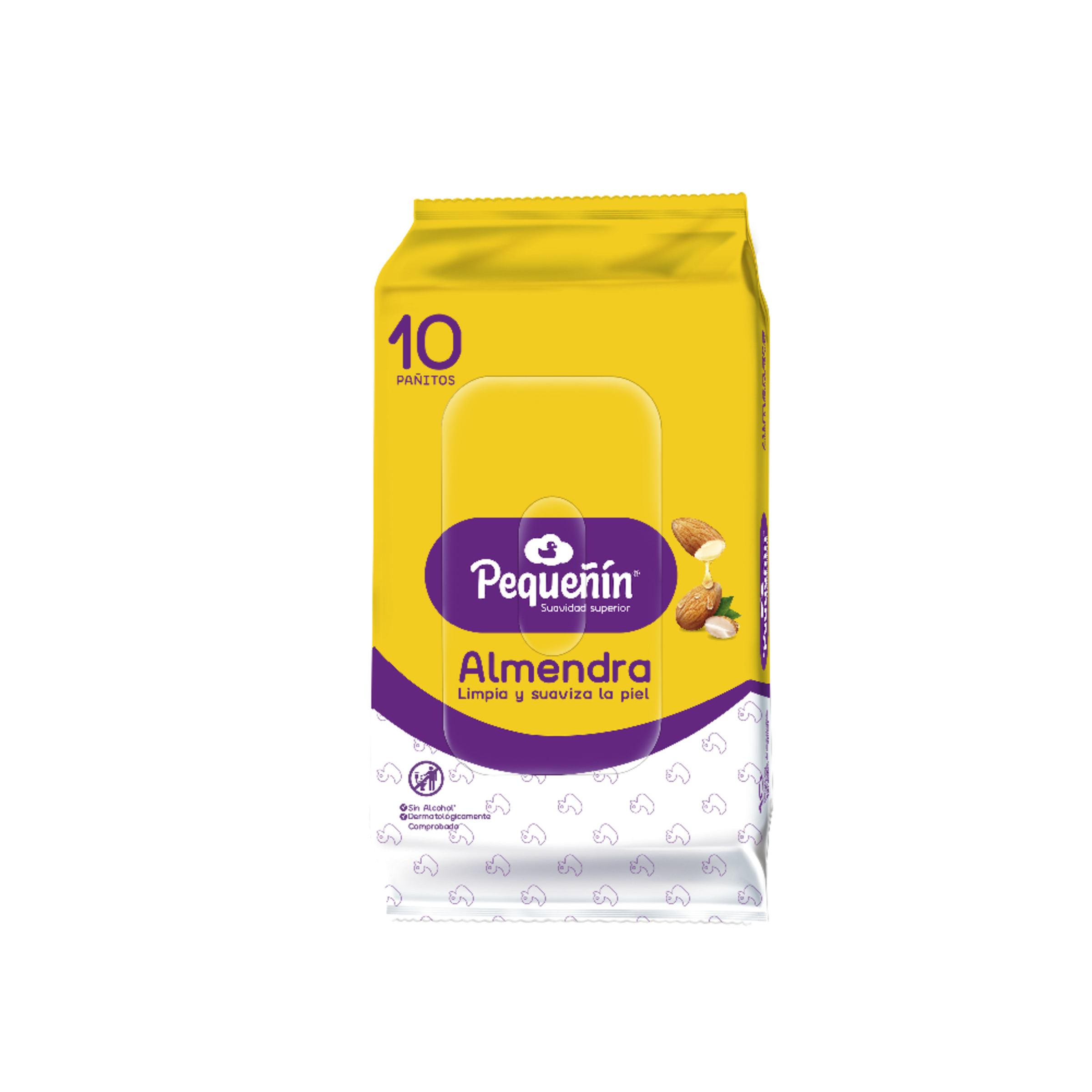 Pañitos Húmedos Pequeñin Almendra 10 UNDS