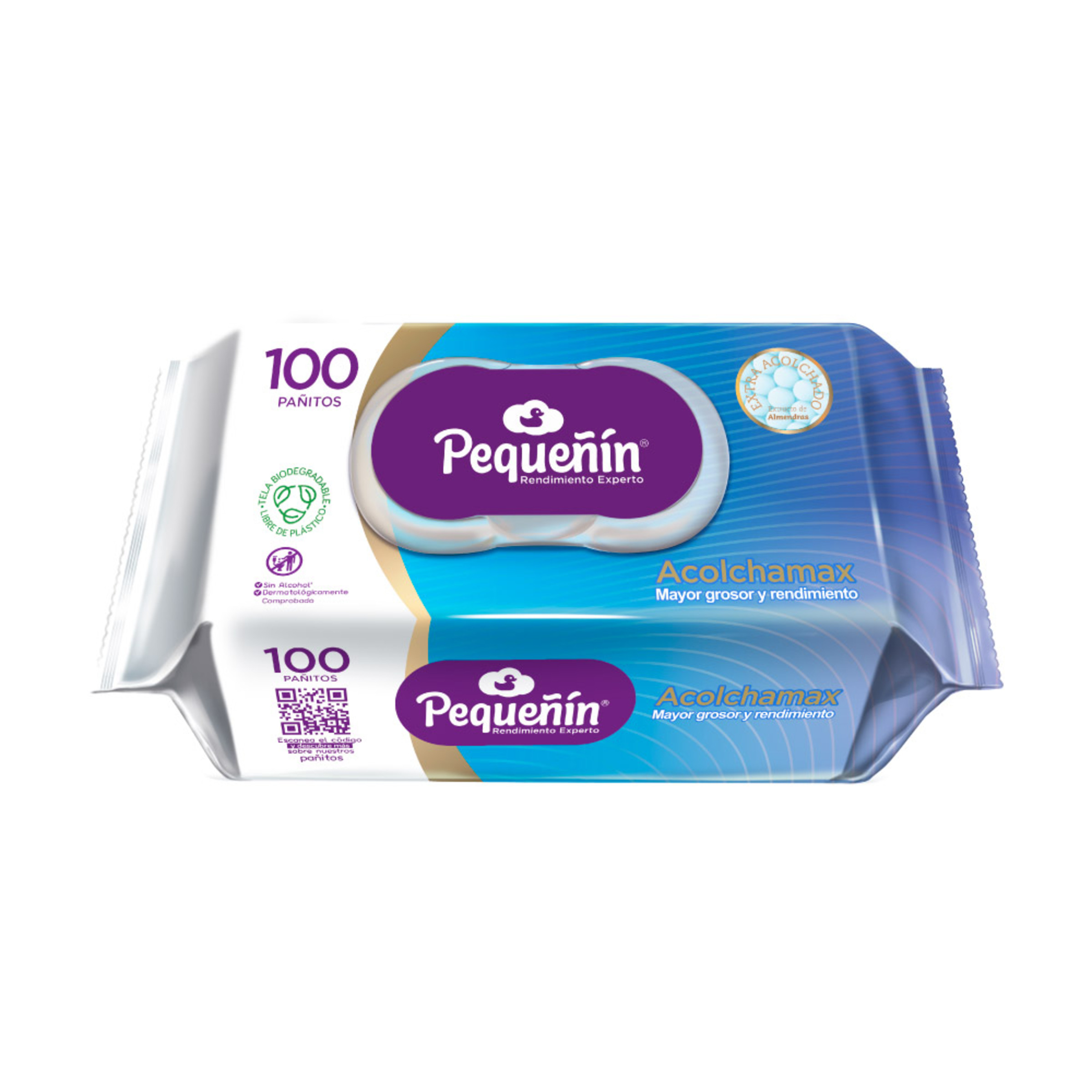 Pañitos Humedos Pequeñin Acolchamax X 100 Unidades