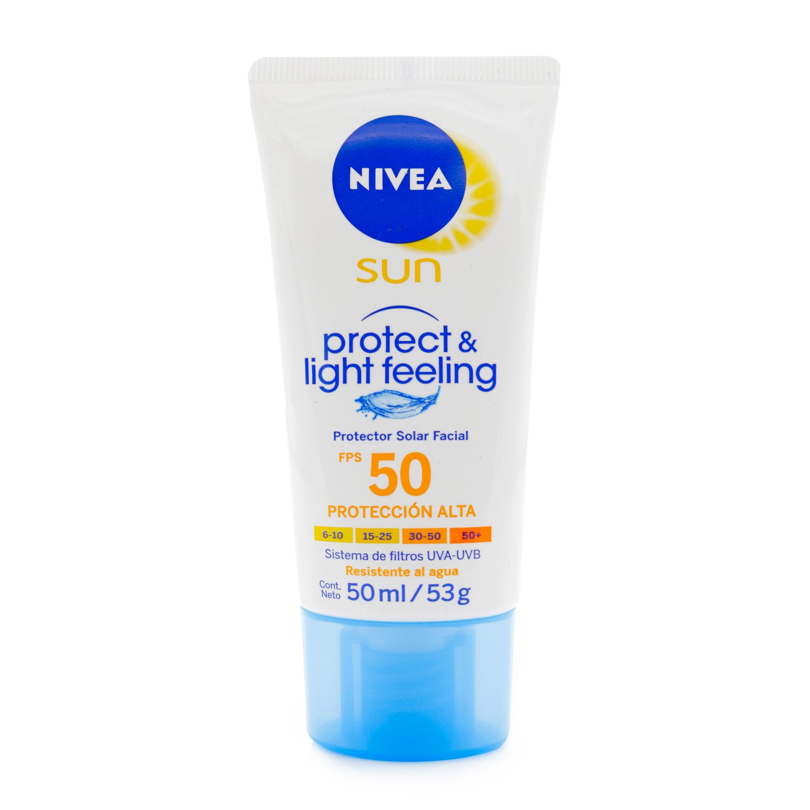 BLOQ.NIVEA SUN FACIAL FPS50 LIGHT 50 ML