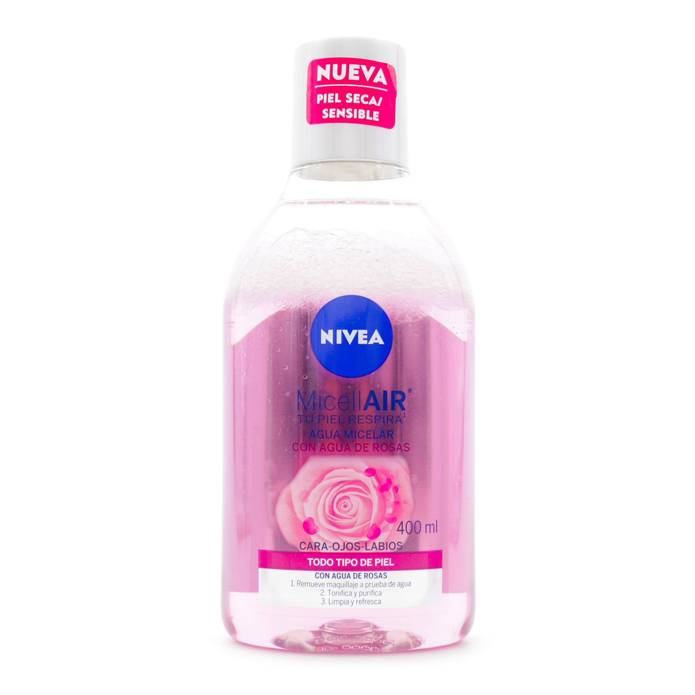Agua Micelar Nivea Facial Rosas X 400 Ml