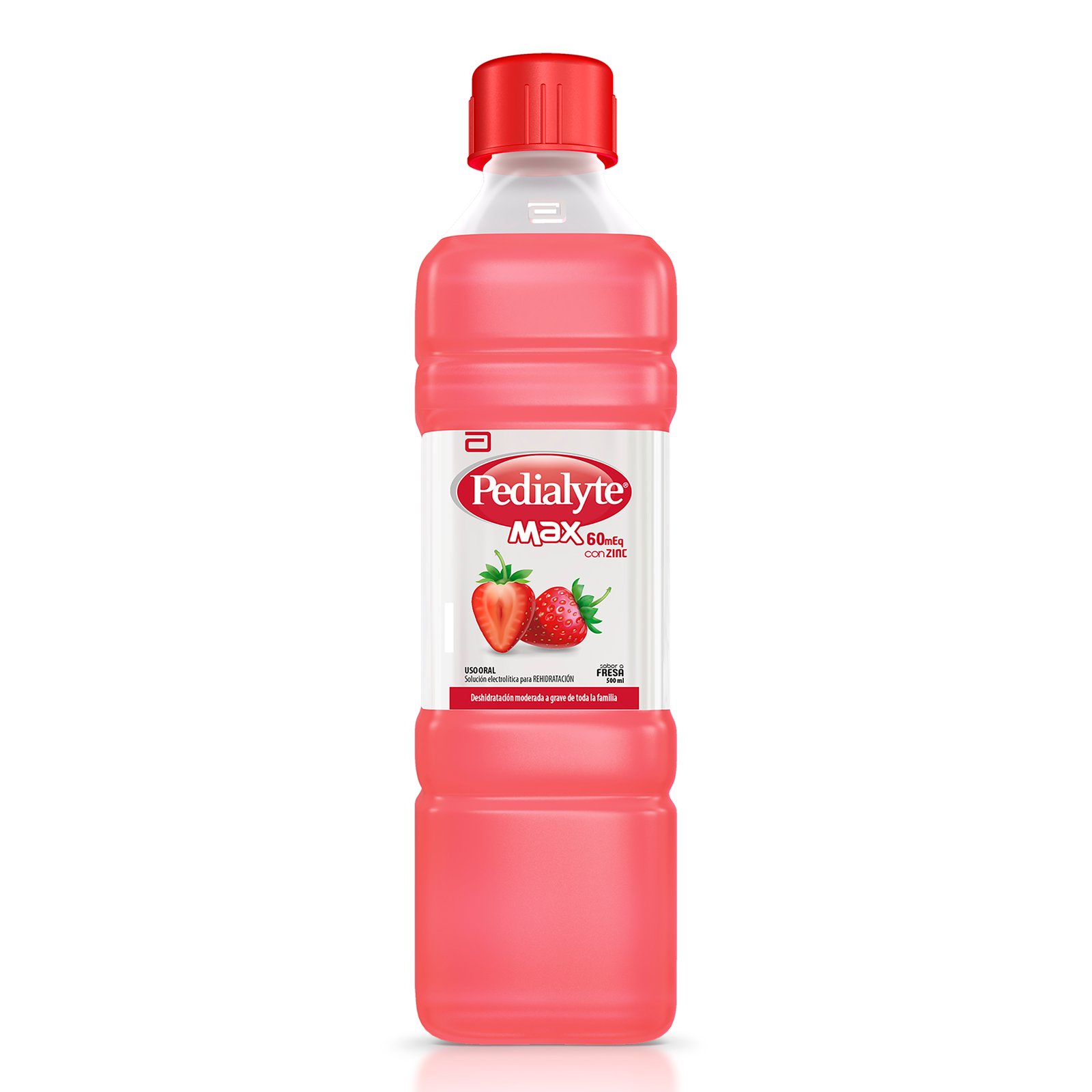 Pedialyte Max Con Zinc 60 Fresa X 500 Ml