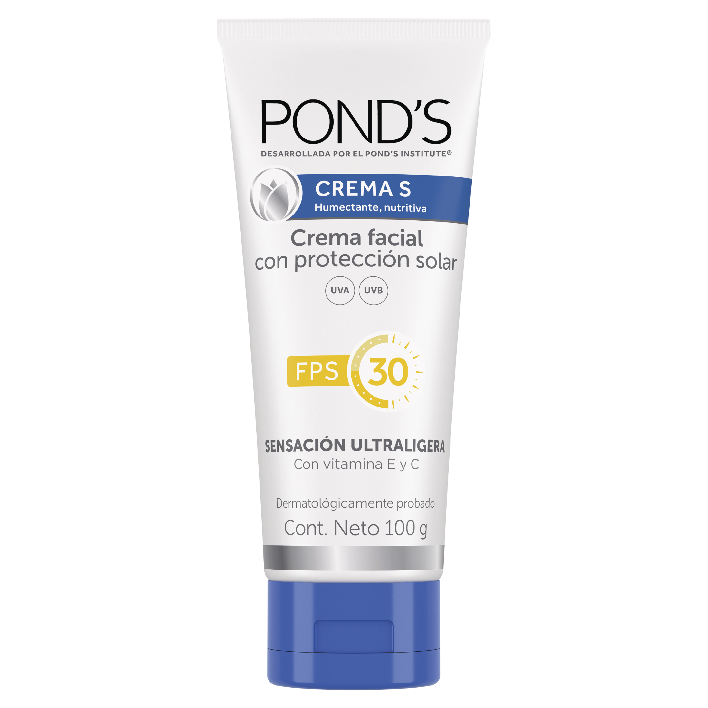 Crema Ponds S Humectante Fps30 100 Gramos