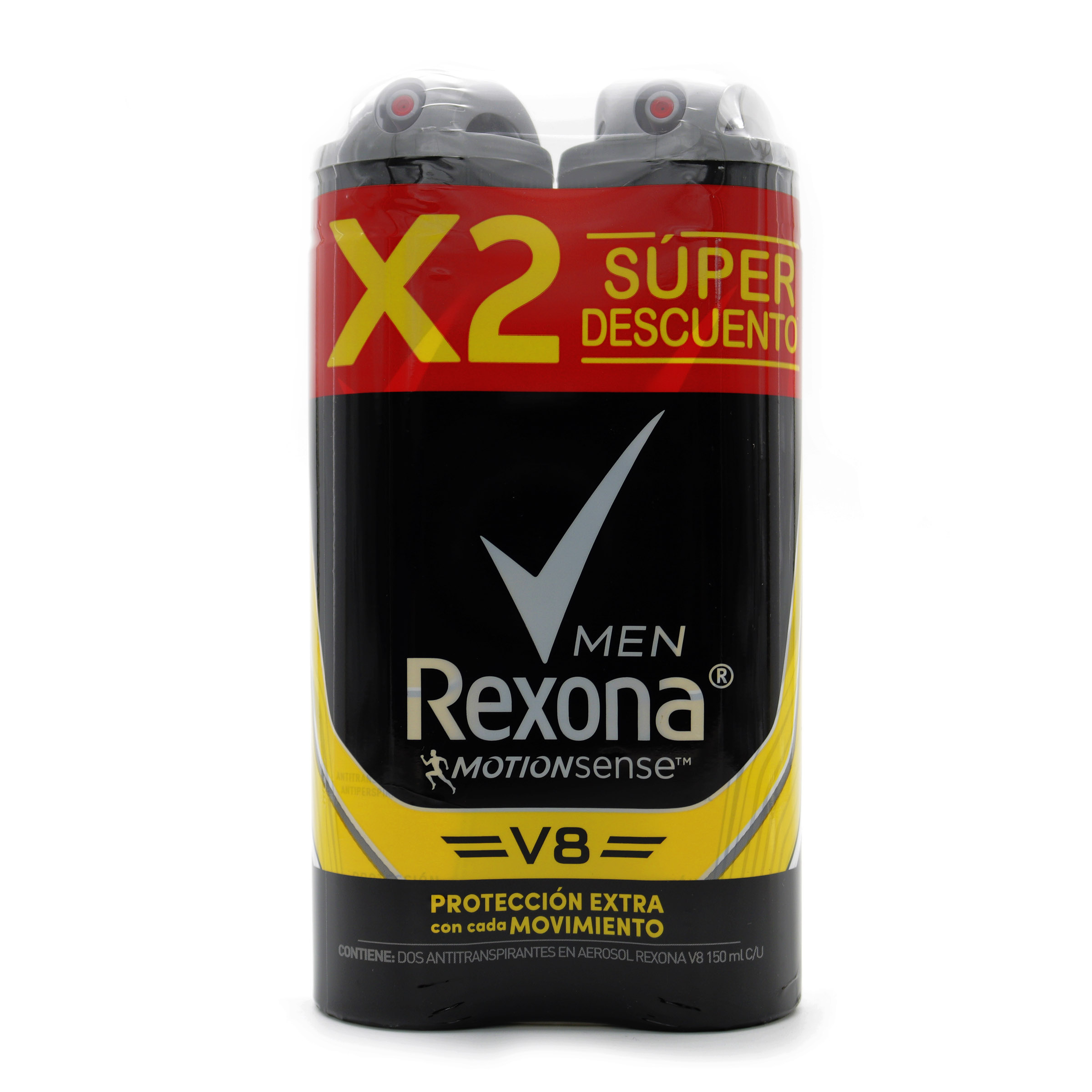 2 Desodorante Rexona Spray Men V8 89Gr