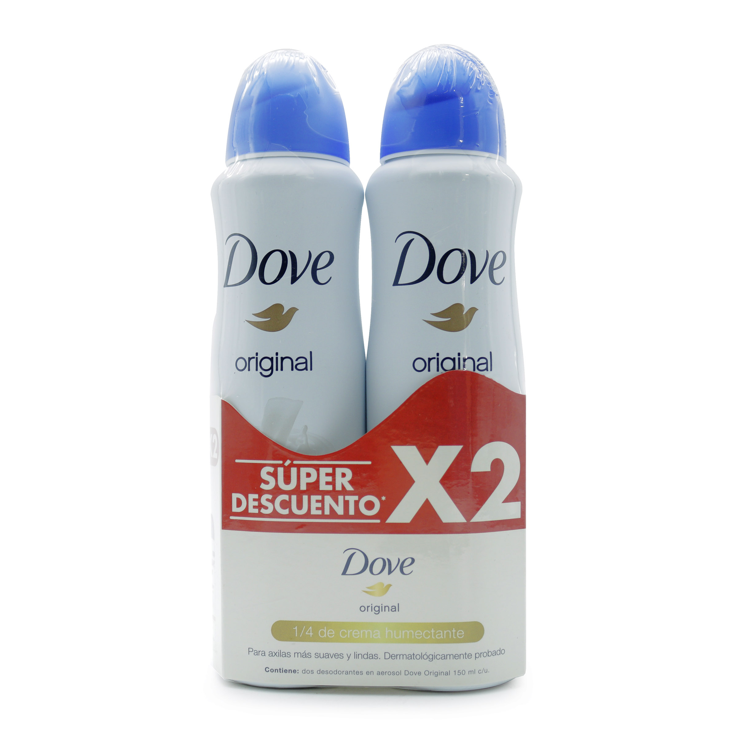 2 Desodorante Dove Spray Original 87 Gr