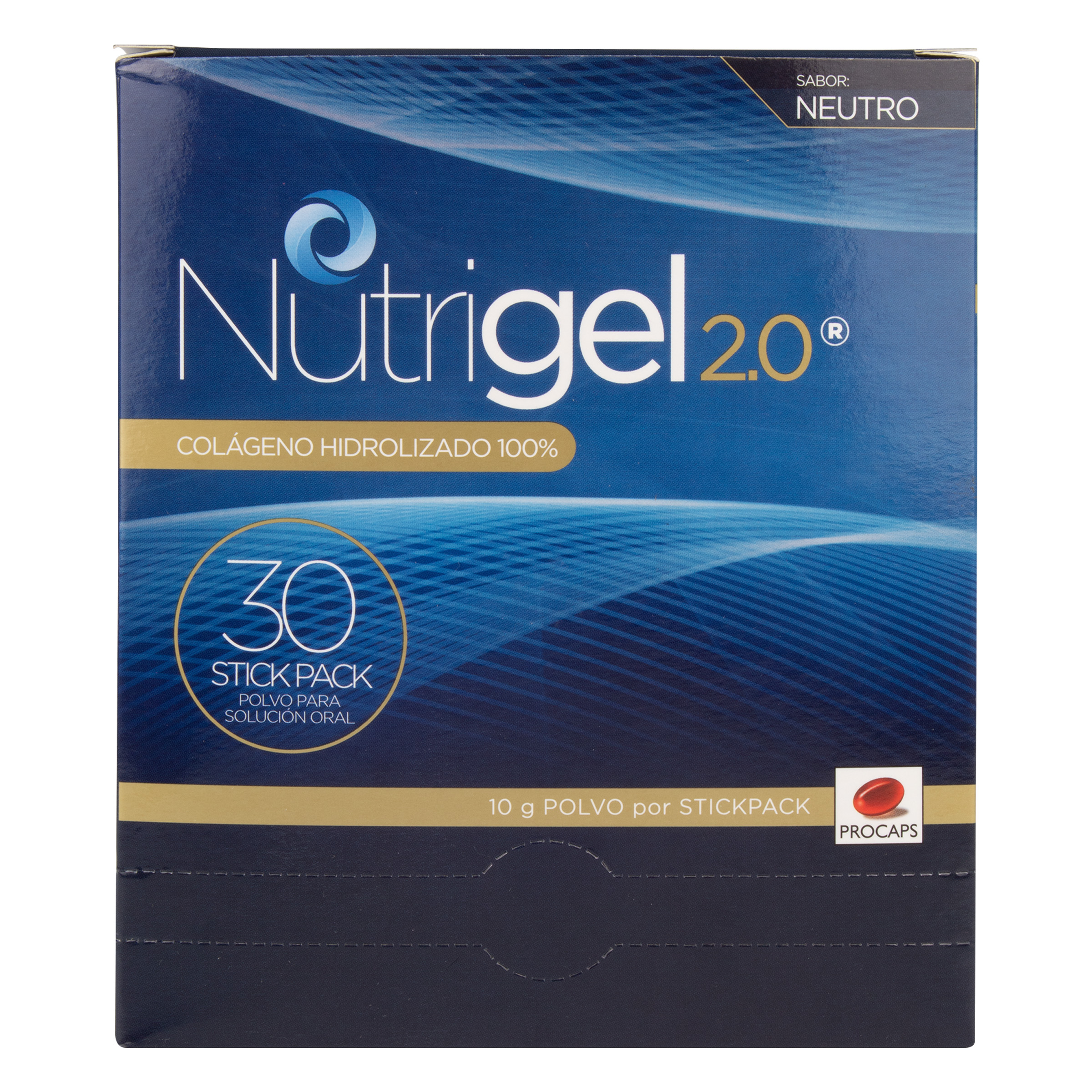 Nutrigel Colageno Hidrolizado 2.0 Neutro X 30 Sobres