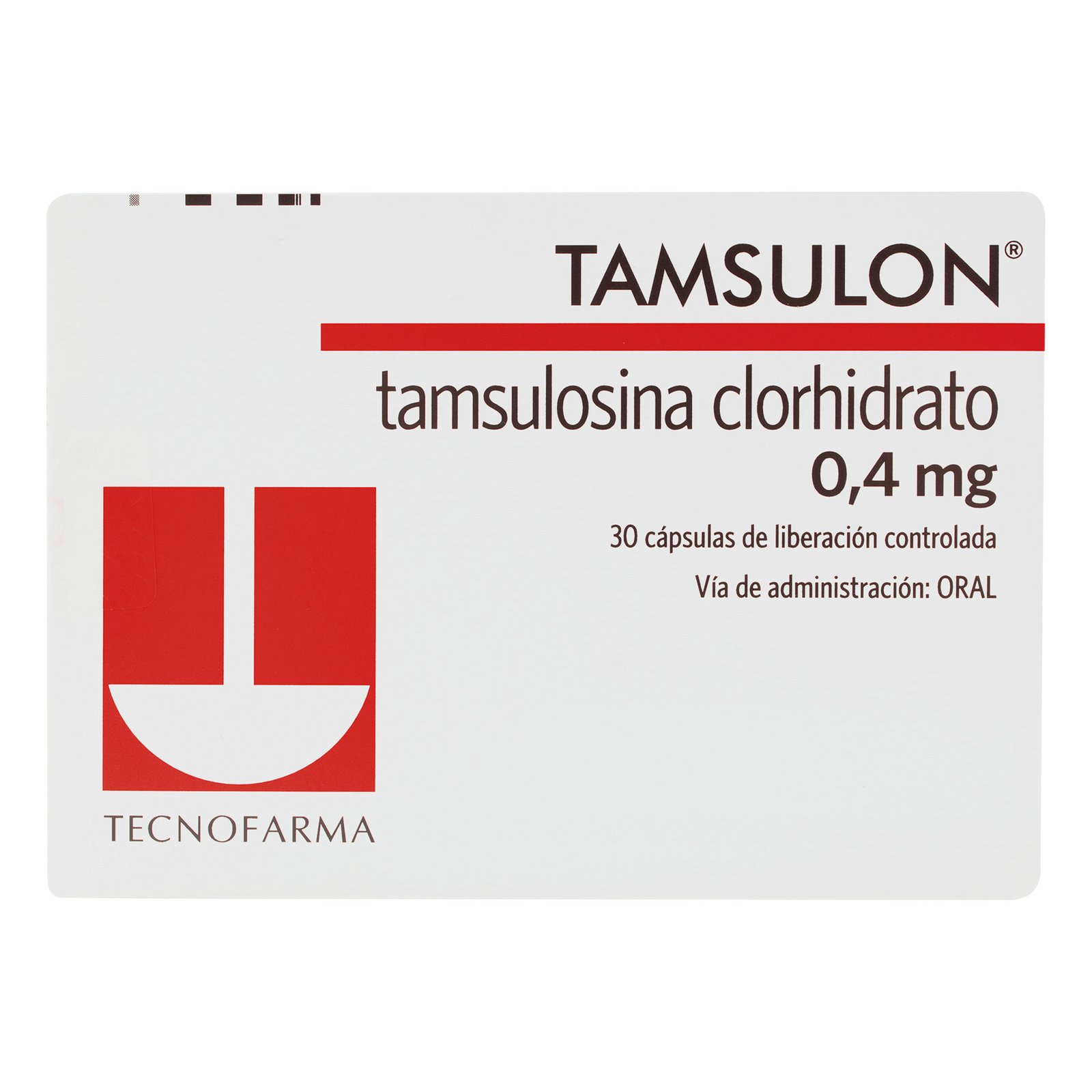 Tamsulon Clorhidrato De Tamsulosina X 30 Capsulas
