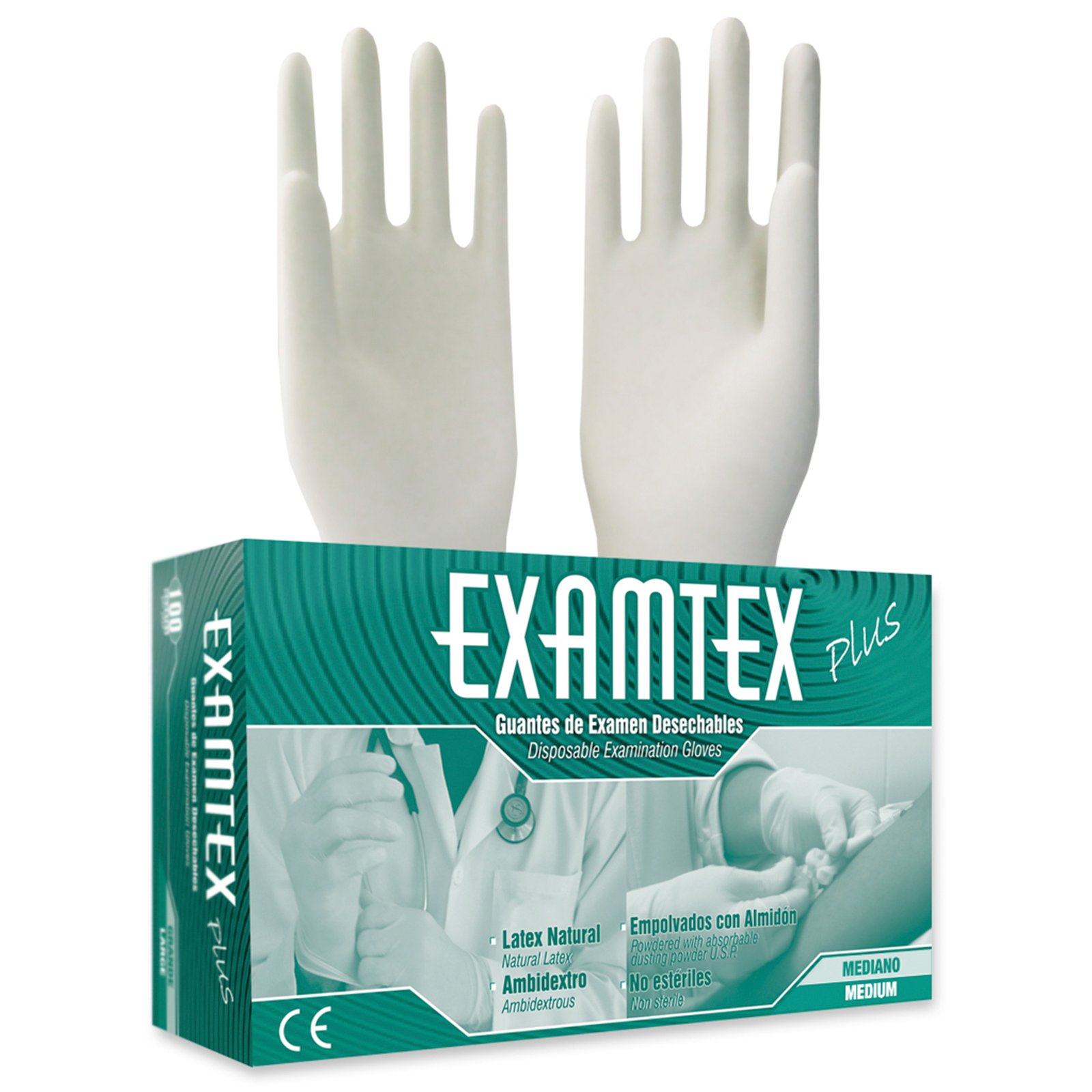 Guante Examtex Protex 100 Unidades T.M