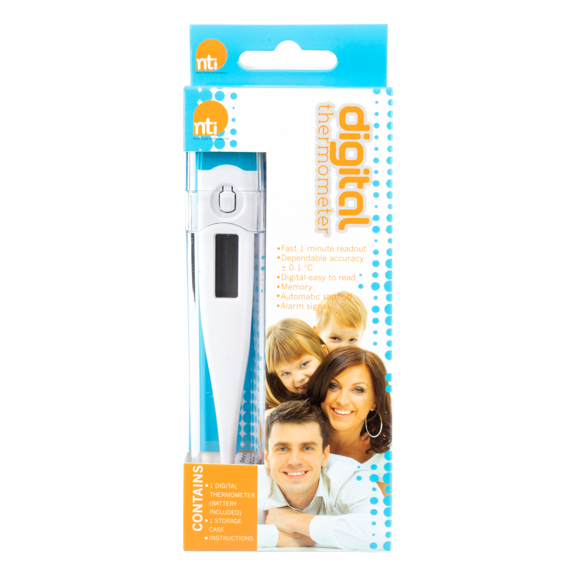 Termometro Adulto Digital Nti Caja Azul