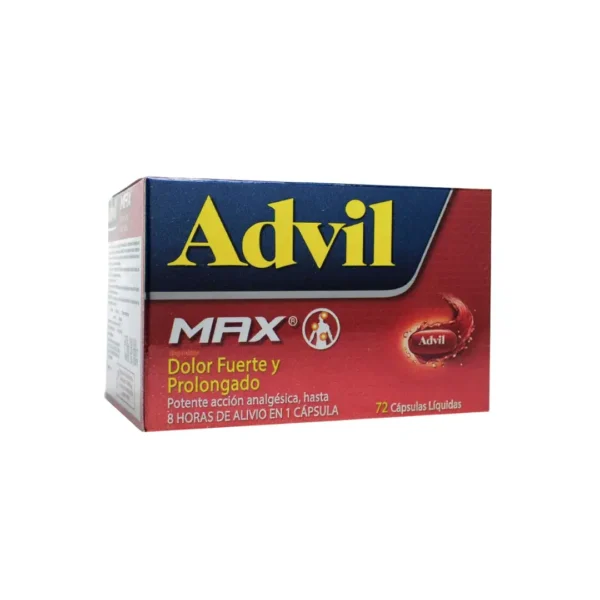 Advil Max 72 Capsulas