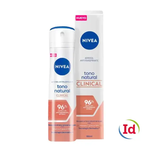 Desodorante Nivea Spray Clinical Tono Natural X 150 Ml