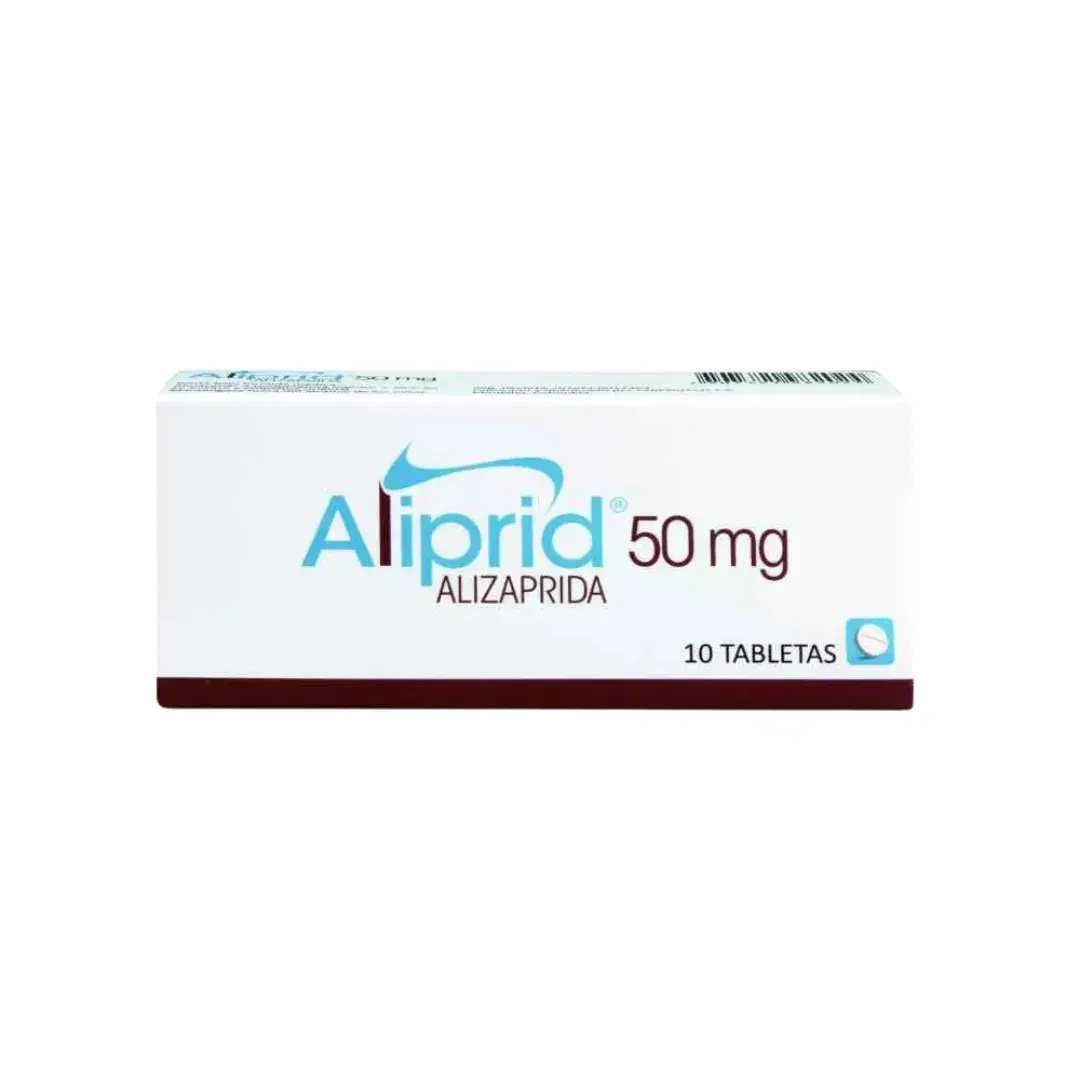 Aliprid Alizaprida 50 Mg 10 Tabletas Hp