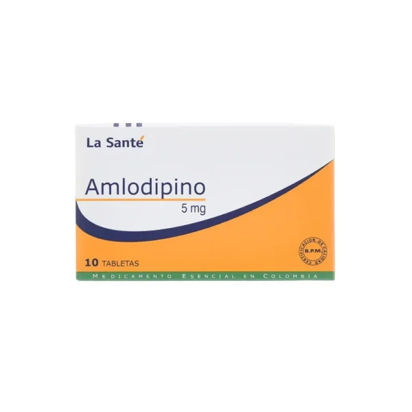 Amlodipino 5 Mg 10 Tabletas Ls