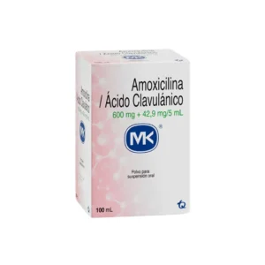 Amoxicil Amoxicilina + Acido Clavulanico 600 Mg X 100 Ml Mk