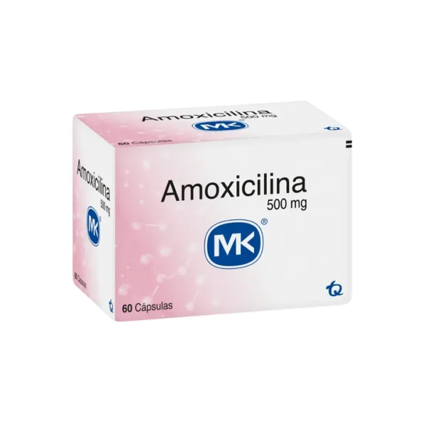 Amoxicilina 500 Mg X 60 Capsulas Mk