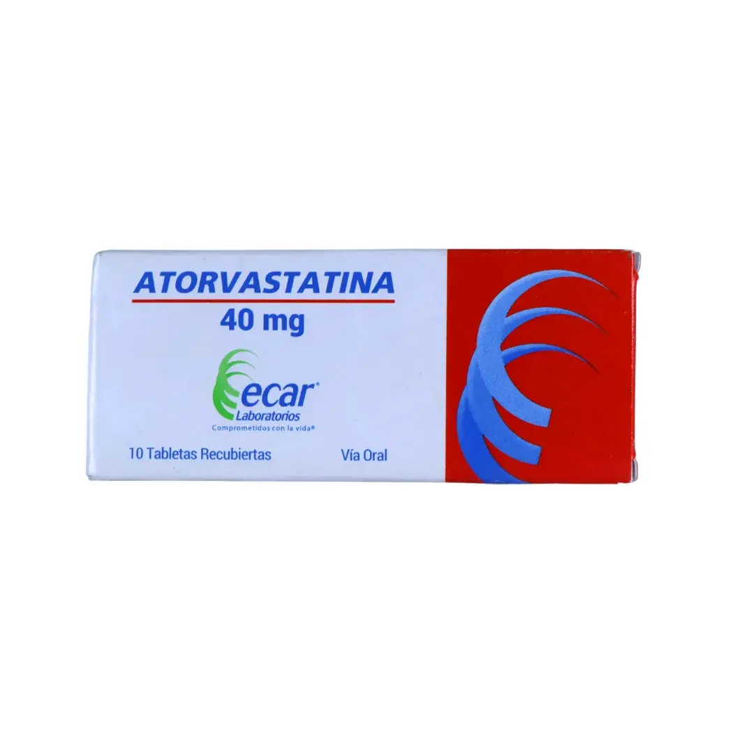 Atorvastatina 40 Mg 10 Tabletas Ec