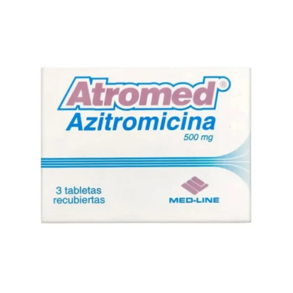 Atromed Azitromicina 500Mg X 3 Tabletas