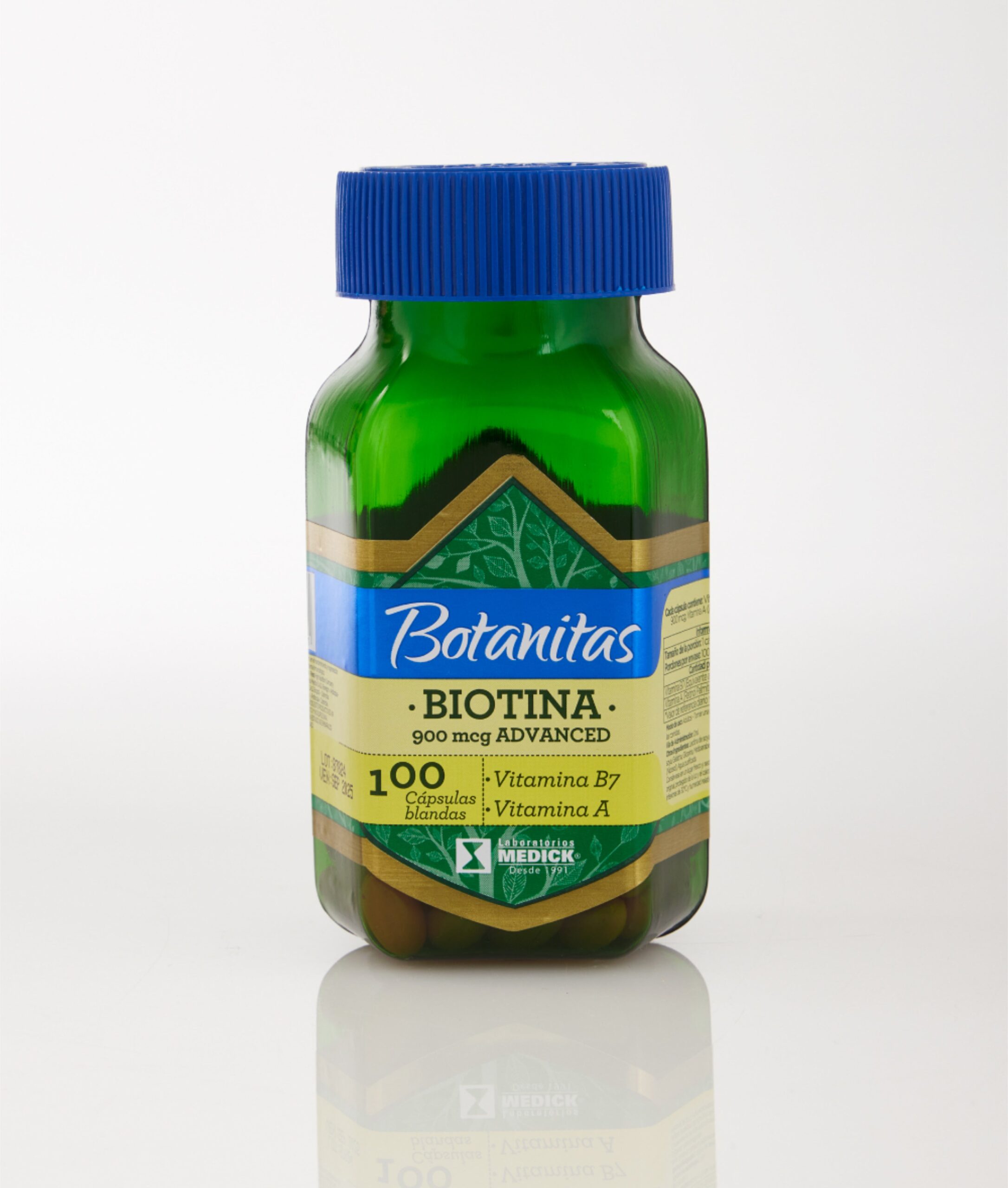 Biotina 900 mcg medick x 100 cap interdrogas