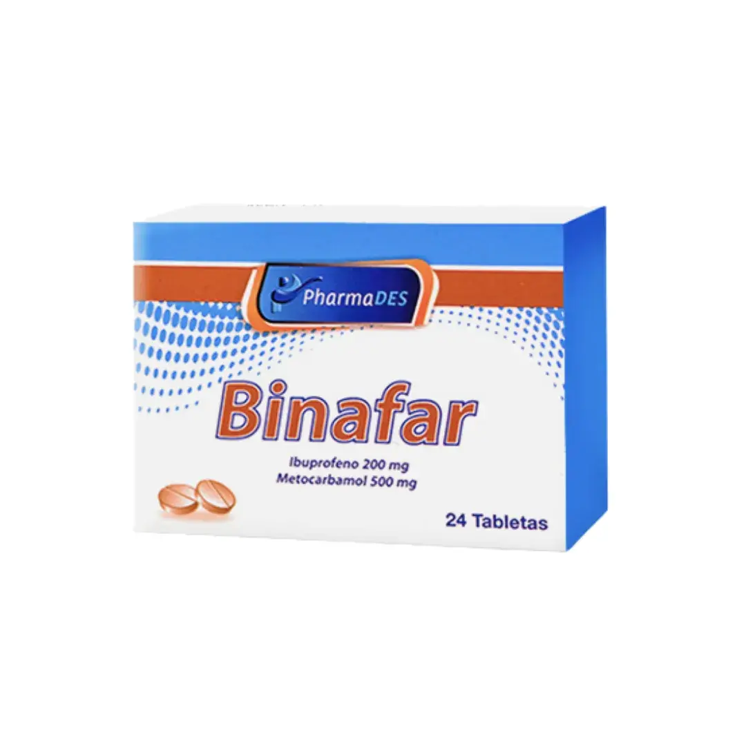 Binafar Ibupro200 + Metocarba 500 24 Tab