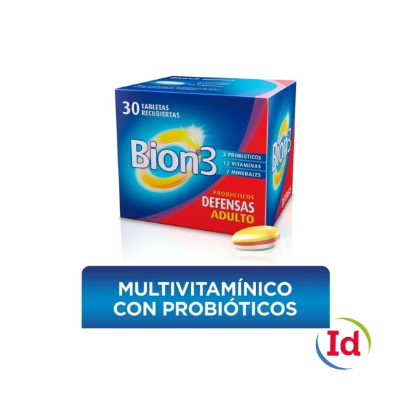 Bion 3 Multivitaminico X 30 Tabletas Recubiertas