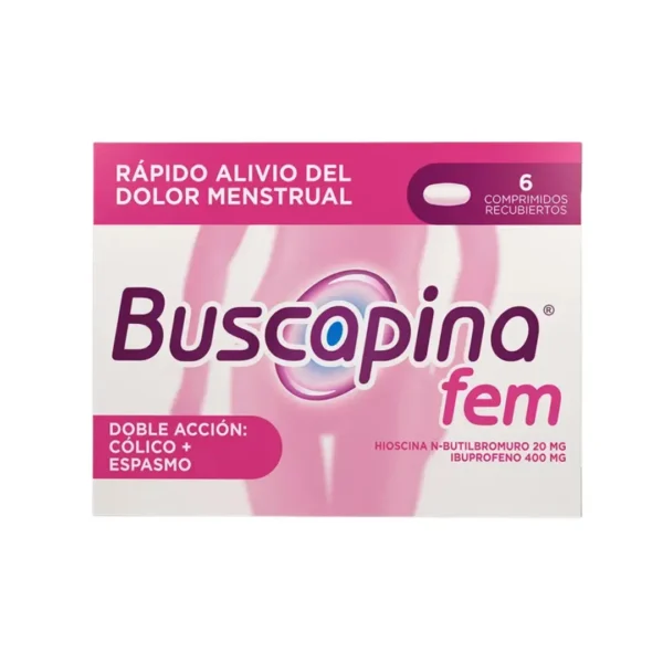 Buscapina Fem X 6 Comprimidos Recubiertos
