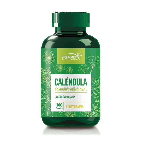 Calendula 500 mg 100 tabletas funat interdrogas