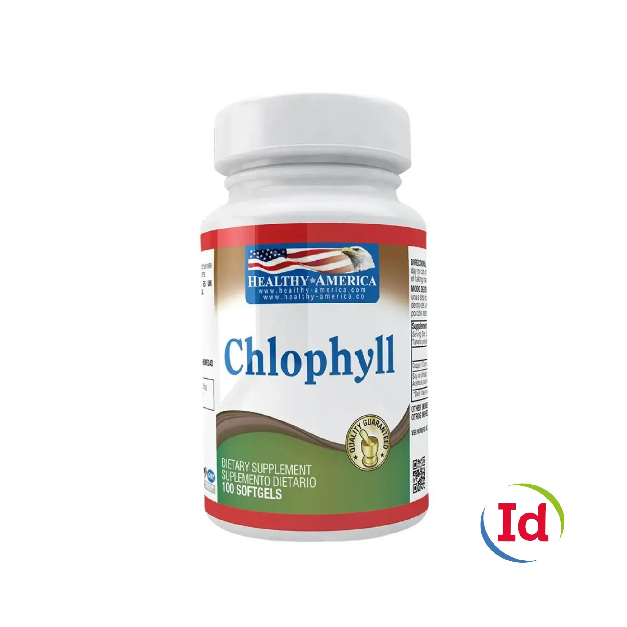 Clorofila chlophyll 100mg 100 softgels
