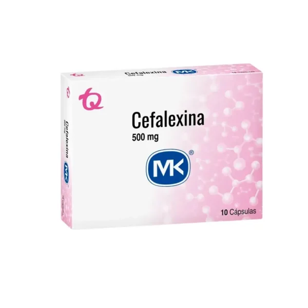 Cefalexina 500 Mg X 10 Capsulas Mk