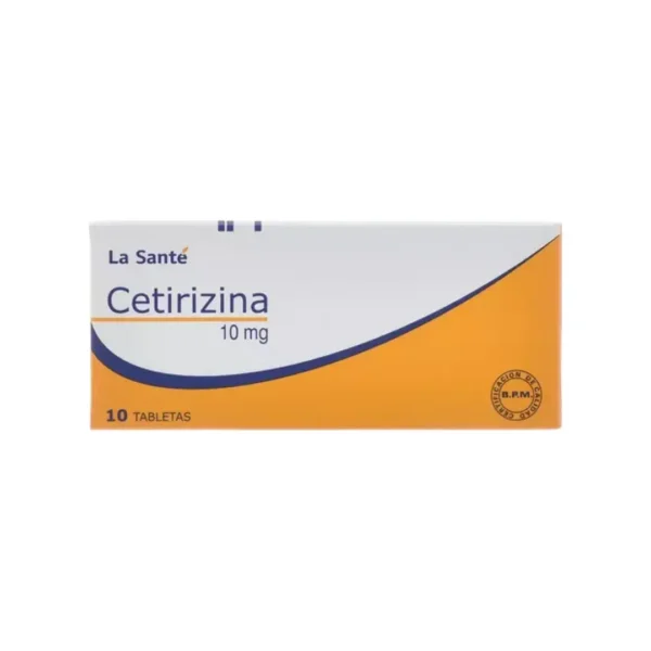 Cetirizina 10 Mg 10 Tabletas Ls