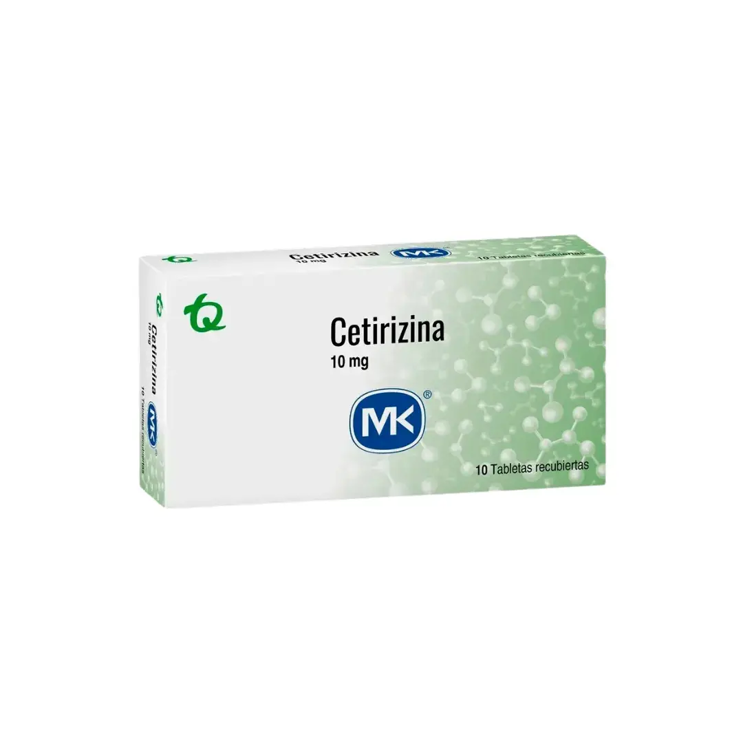 Cetirizina 10 Mg X 10 Tabletas Mk