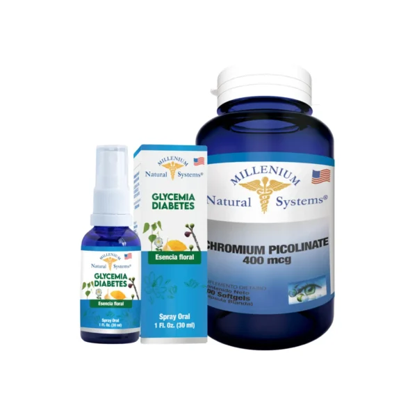 Chromium Picolinate 100 softgel + Glycemia D?abetes 30mml