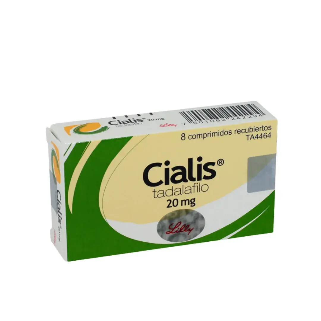 Cialis Tadalafilo 20 Mg 8 Tabletas