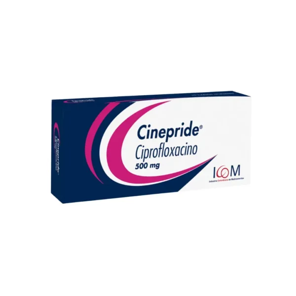 Cinepride Ciprofloxacina 500 Mg 10 Tabletas Icom