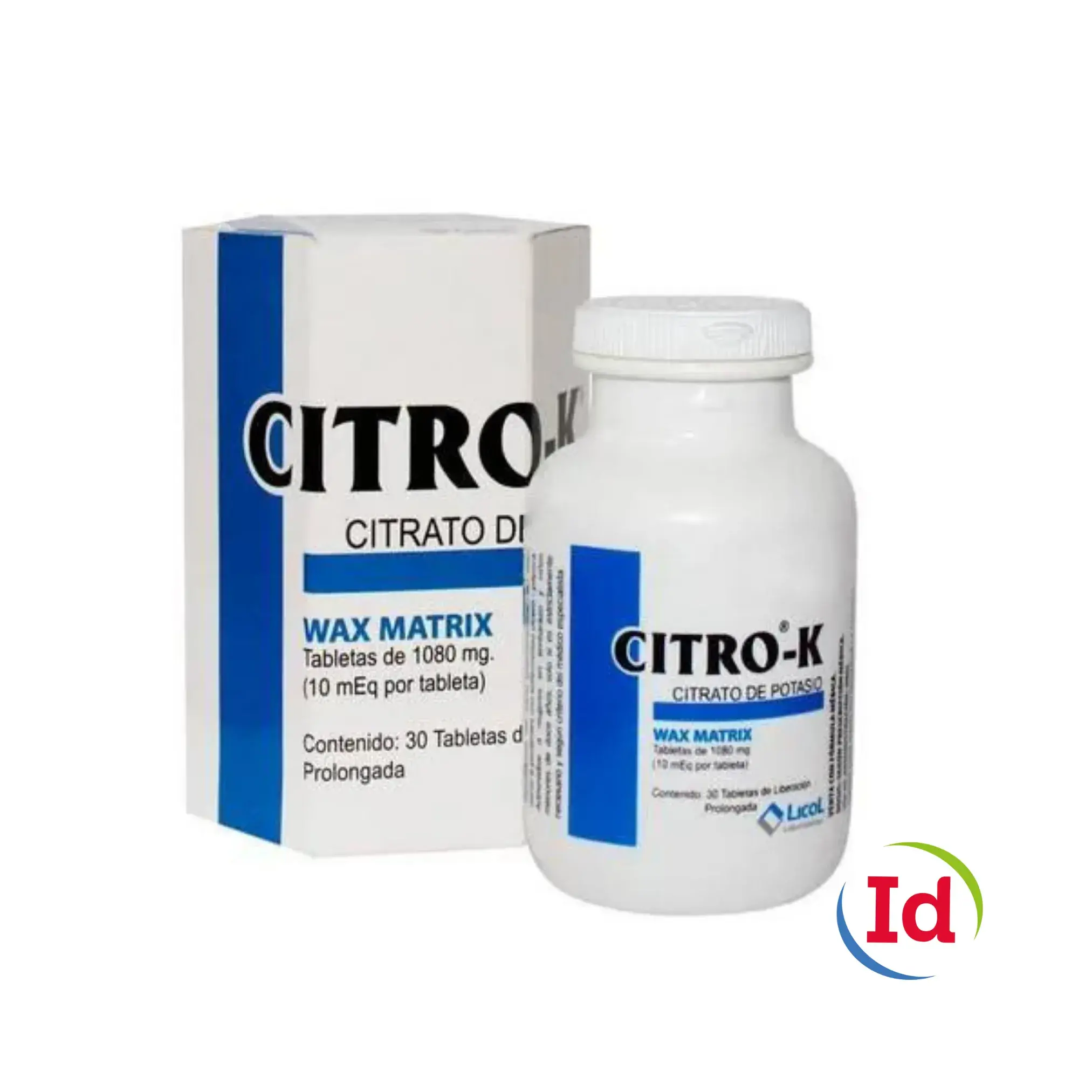 Citro K Citrato De Potasio 30 Tabletas
