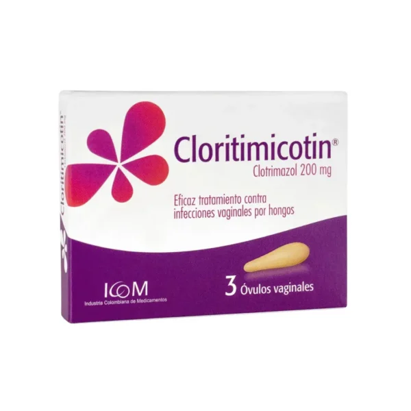 Cloritimicotin Clotrimazol 3 Ovulos Vaginales Icom